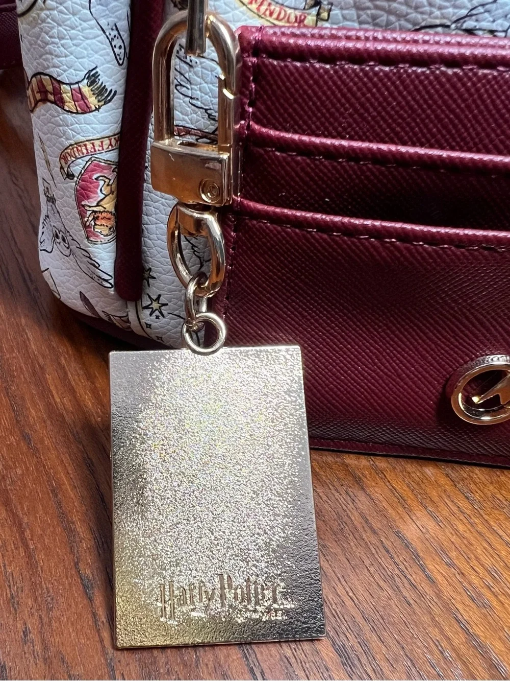 Harry Potter Mini Backpack & Matching Card Holder Set Hedwig Gryffindor Charm